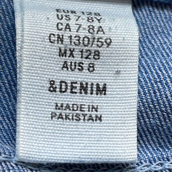 H&M distressed  short overalls with heart buttons - Picture 3 of 4